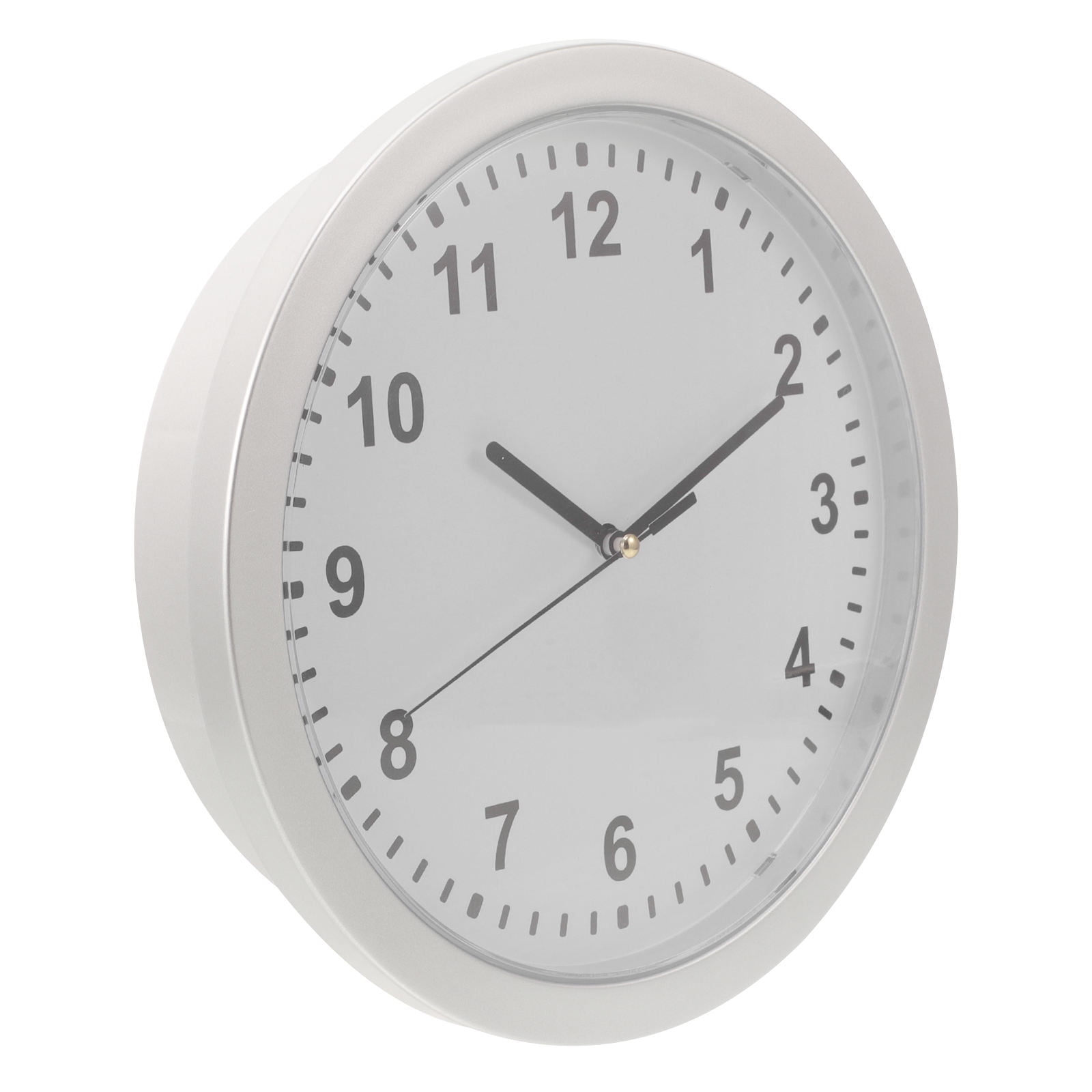 OUNONA Decorative White Hidden Safe Clock for Storing Keys and Small Valuables