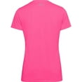 thumbnail image 4 of Under Armour Women's Solid Tech V-Neck Shirt Hot Pink 2XL, 4 of 6