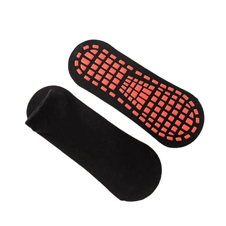 

XINKAIRUN Socks Children S Non-Slip Floor Socks Yoga Trampoline Socks Foot Dispensing Early Education Socks Black (Buy 3 Get 2 Free)