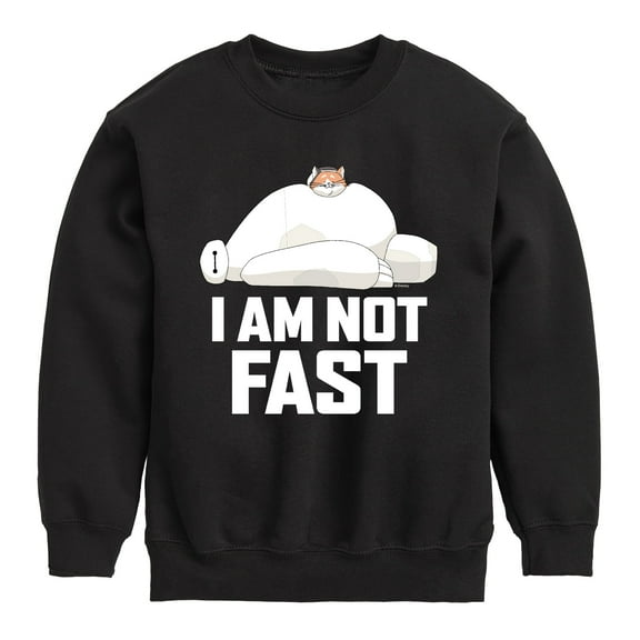 Big Hero 6 - I Am Not Fast - Youth Crewneck Fleece Sweatshirt