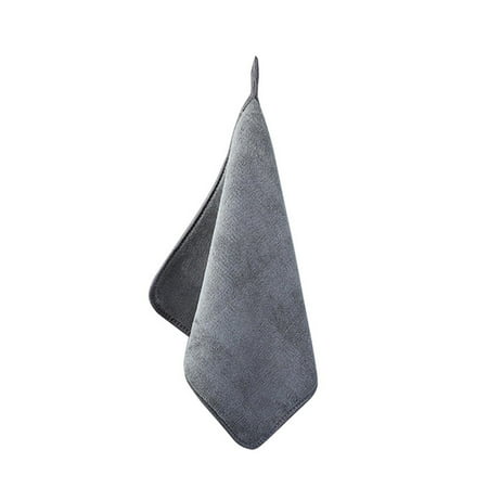 Luwecf Car Washing Rag Grey Car Wash Cloth Phones Electronics Devices Windshield Window 11.81inchx23.62inch