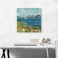thumbnail image 2 of ARTCANVAS The Bay of Marseilles 1885 Canvas Art Print by Paul Cezanne - Size: 18" x 18" (0.75" Deep), 2 of 9
