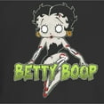 thumbnail image 2 of Junior's Betty Boop Halloween Zombie Logo Graphic Tee Black 2X Large, 2 of 3