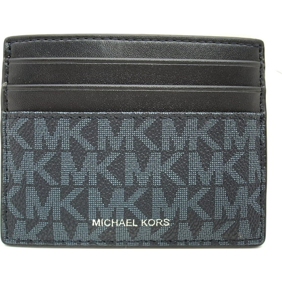 Michael Kors Men's Cooper Tall Card Case Wallet Credit Card $78 (Admiral Signature)