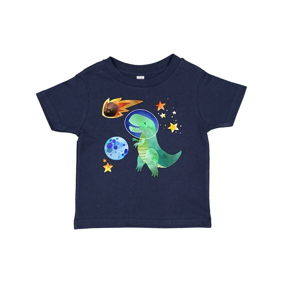 Inktastic Tyrannosaurus Rex Vs. Meteor Fun Space Dinosaur Boys or Girls Baby T-Shirt