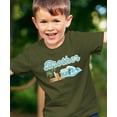 thumbnail image 2 of The Big One Surf Theme Matching Family Birthday Shirt for Brother -Sold Individually Military Green Shirt 12 Months, 2 of 5