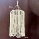 thumbnail image 2 of Cubierta de luz colgante bohemia, pantalla de lámpara de macramé para baño, hogar, interior, 2 of 9