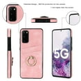 thumbnail image 5 of Allytech for Samsung Galaxy S20 Wallet Case with Card Holder Ring Kickstand Dual Layer Leather Credit Card Slots Protective Shockproof Cover Designed for Samsung Galaxy S20, Pink, 5 of 8