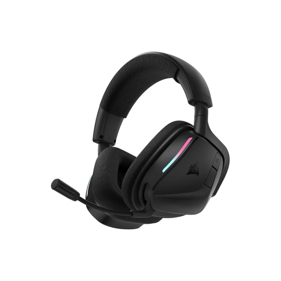 CORSAIR Gaming VOID v2 - Headset - full size - Bluetooth / 2.4 GHz radio frequency - wireless - carbon