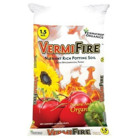 Vermicrop VCFIRE VermiFire Nutrient Rich Potting Soil, (Best Cannabis Nutrients Soil)
