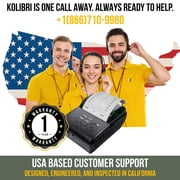 Kolibri Cash Handling Portable Printer with Printing Records of Currency Handling Activities
