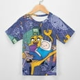 thumbnail image 6 of Adventure Time T-Shirts for Boys Girls, Kids 3D Print Short Sleeve, Unisex Crew Neck Tee Shirts for Youth, 6 of 9