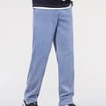thumbnail image 6 of Mens Classic Relaxed Fit Jeans Stretch Casual Baggy Y2k Skater Vintage Plain Pants Casual Wide Leg Jeans Loose Fit Denim Pants Big & Tall Size M-5XL Blue, 6 of 8