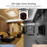 Smart Home Light Bulb 1080P HD Surveillance Cameras with E27 Connector, White