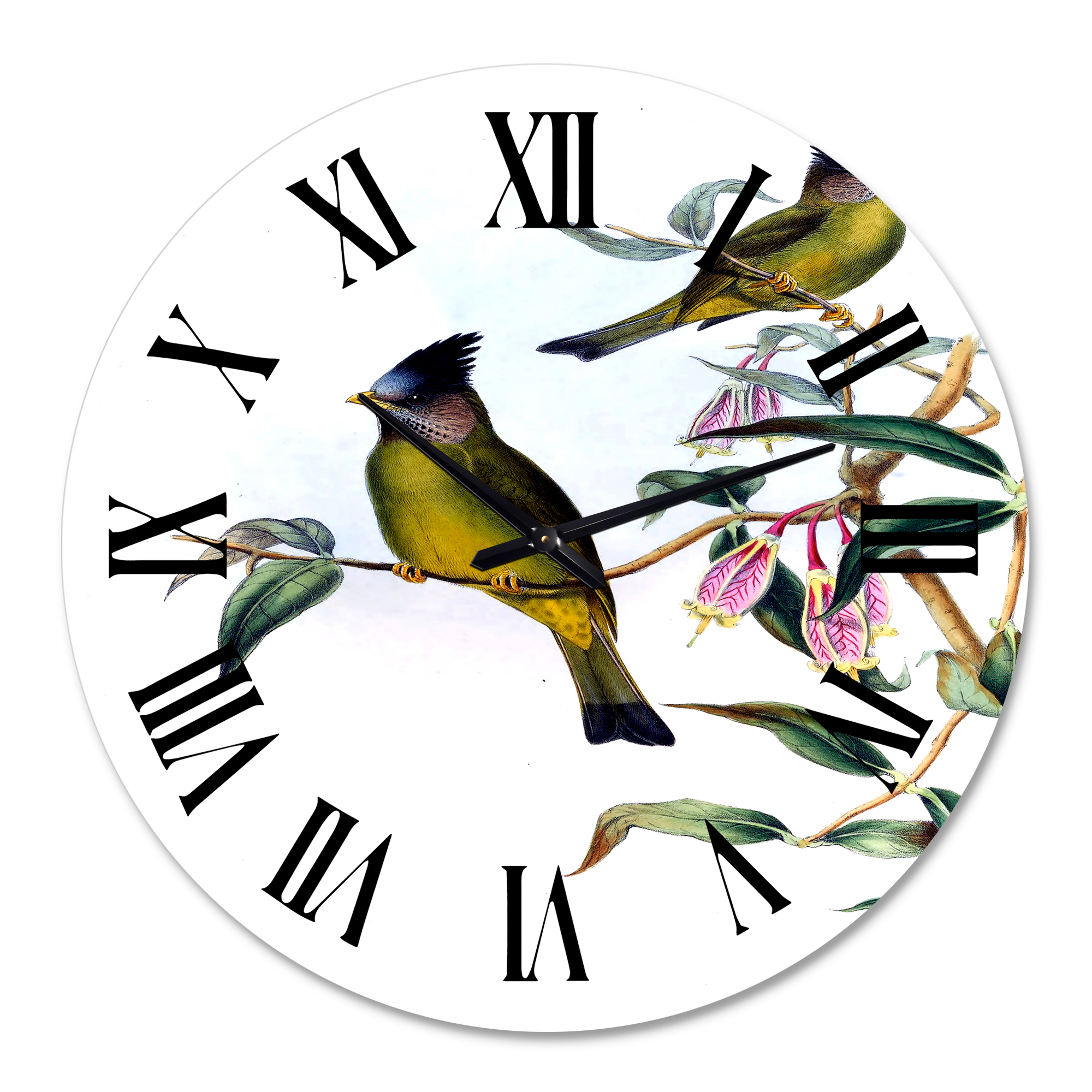 Designart 1 in Quartz Farmhouse Wall Clock
