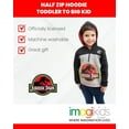 thumbnail image 4 of Jurassic Park Big Boys Fleece Half Zip Hoodie Toddler to Big Kid, 4 of 5