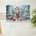 thumbnail image 2 of Merry Christmas Beagle Enjoys Woofmas Winter Xmas Holiday Horizontal Matte Canvas Poster Beagles Dog Lover Gifts Idea Wall Art Home Decor - 02022, 2 of 5