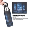 thumbnail image 4 of Yayeee 20oz Insulated Water Bottle Double Wall Stainless Steel with Flip Straw Lid, Window Space, 4 of 7