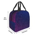 thumbnail image 3 of Disketp Neon Glitter Bolsa Térmica para Almuerzo para Hombre y Mujer, Ideal para Trabajo, Senderismo y Picnic, 3 of 8
