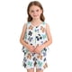 thumbnail image 1 of Conjunto de Pantalones Cortos de Verano para Niñas con el Top sin Mangas, Dos Piezas de Uso Casero, Vestido Corto de Verano, 1 of 5
