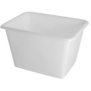 Global Industrial Bulk Tub, 8 Bushel, 36-1/4"L x 24-1/4"W x 23"H, Off-White