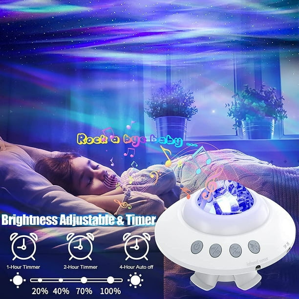 Galaxy Projector Star Projector with Bluetooth Timer 3 in 1 Night