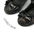 Kushyshoo Black Girls Dress Shoes Mary Jane 1.5in Low Heel Wedding
