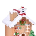 thumbnail image 3 of Guardoinrt Christmas Village Landscape Tabletop Figurine Christmas for Yellow Small 1Set, 3 of 6