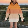 thumbnail image 2 of LIaqionyy Sweatshirts for Girls Boys Long Sleeve Casual Hooded Dress Pocket Pullover Sweatshirt Fall Clothes, 2 of 5
