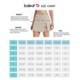 thumbnail image 2 of BALEAF Women's 15" Tennis Golf Skirt High Waisted Athletic Sports Casual Active Skorts with Shorts 3 Pockets Khaki XS, 2 of 6