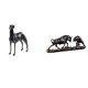 thumbnail image 1 of Estatua de perro de resina,Estatua de perro de resina con forma de animal,Estatua de escritorio,Figura decorativa de pelea de toros y osos,Colecciones de esculturas de toros,artesanía de, 1 of 8