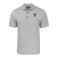 thumbnail image 2 of Men's Cutter & Buck  Gray Texas A&M Aggies Pike Eco Tonal Geo Print Stretch Recycled Polo, 2 of 3