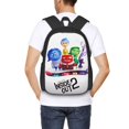 thumbnail image 4 of Yiaed inside out 2 Pattern Carry on Backpack,16.5x12.5x5.5 Personal Item Bag Carry On Backpack Water Resistant Lightweight Daypack, 4 of 6