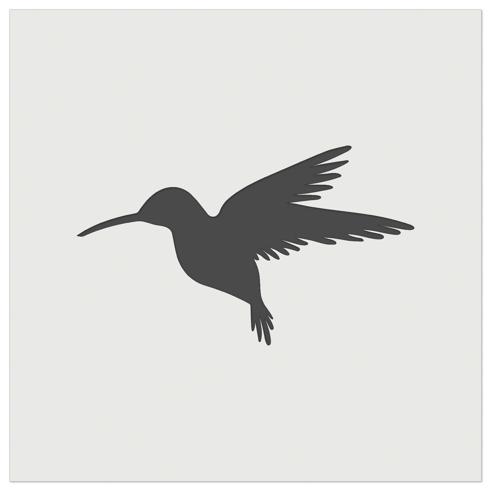 hummingbird silhouette diy cookie wall craft stencil 5 5 inch walmart com