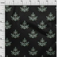 thumbnail image 2 of oneOone Cotton Poplin Fabric Leaves & Floral Block Printed Craft Fabric BTY 56 Inch Wide, 2 of 4