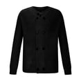 thumbnail image 3 of Lilgiuy New Men's New Casual Knit Cardigan Novelty Sweater Jacket Long Sleeve Hoodless Casual Outwear & Jackets for Vacation Holiday, 3 of 4