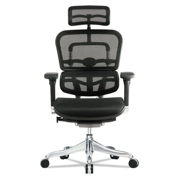 Eurotech Ergohuman Elite High Back Chair Black Seat Black Back Walmart Com Walmart Com