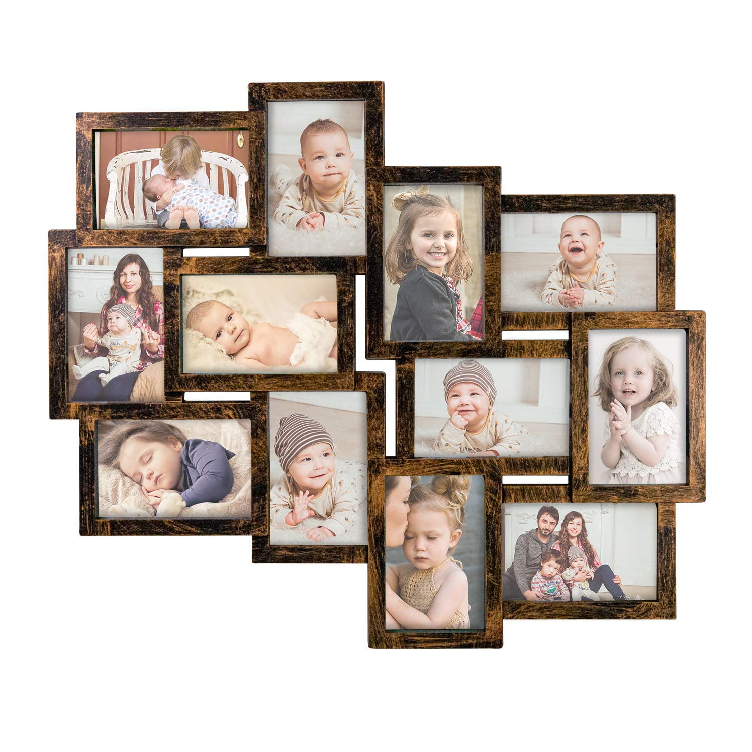 Wall Mounted 18 Multi Photo Frame Family Love Friends Party Album Picture Frames 