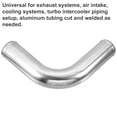 thumbnail image 6 of 2 Pcs OD 3" Leg Length 6" Car Aluminum Alloy Tube Intercooler Pipe 90 Degree Bend Elbow Air Intake Tubing, 6 of 6