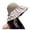 Beige, variant on Brown Baseball Caps Women's Sun Hat UPF 50+ UV Hat Black Coating Straw Outdoor Hat