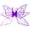 Violet, variante sur Gupgi Ailes de Fée Papillon pour Petites Filles Accessoire de Cosplay d'Halloween Ailes de Princesse Ange