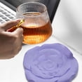 thumbnail image 6 of White 2 Pcs Silica Gel Coaster Mold Molde Silicona Para Resina Molds Roses Jewelry, 6 of 6