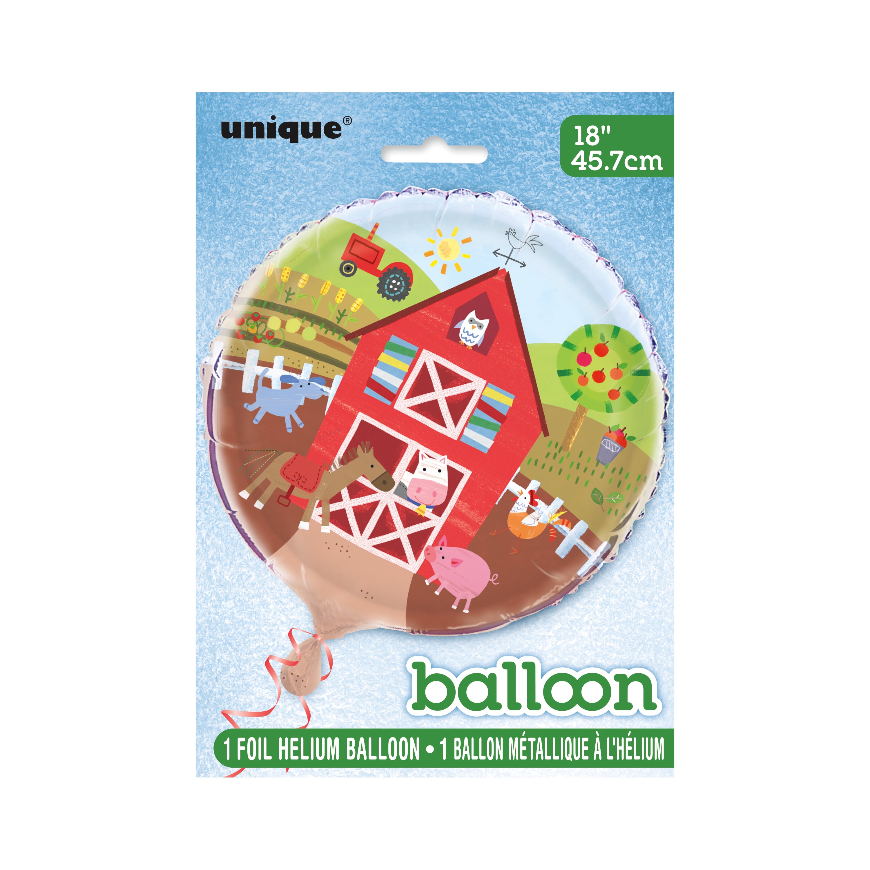 Anagram 33" Jumbo Animal Farm Cow Pig Chicken Bouquet balloon Party Supplies 5pc