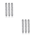 thumbnail image 2 of Wisewang 6 Inch Cordless Chain Replacement Courtyard Patio Gardening Electric Saw Chains Power Tool Replacing Parts 3 Pieces 2Set, 2 of 6
