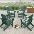 thumbnail image 6 of FURRYFECTION Adirondack Chairs Set of 2,HDPE All-Weather Adirondack Chair, Plastic Outdoor Patio Lawn Chairs for Patio Garden Backyard Deck,Forest, 6 of 6