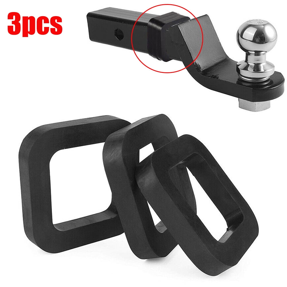 3Pcs Universal 2 Inch Hitch Receiver Muffler Pad for Adjustable Ball