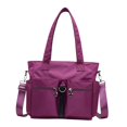 thumbnail image 3 of Bolsa de viaje para deportes de moda, bolsa de gimnasio para acampar, ejercicio, exteriores, hombres y mujeres púrpura, 3 of 10