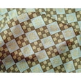 thumbnail image 4 of oneOone Silk Tabby Fabric Geometric & Floral Block Printed Fabric 1 Yard 42 Inch Wide, 4 of 4