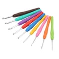 thumbnail image 2 of 9Pcs Crochet Hooks Multi Sizes Soft Comfortable Handle Single Head Crochet Set for Knitting Blankets Hats DIY Crafts, 2 of 14