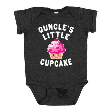 

Inktastic Guncles Little Cupcake Gift Baby Girl Bodysuit